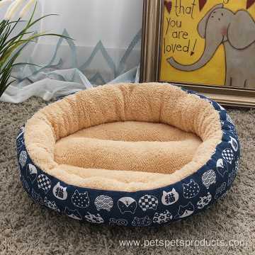 warm washable multi color luxury pet dog beds